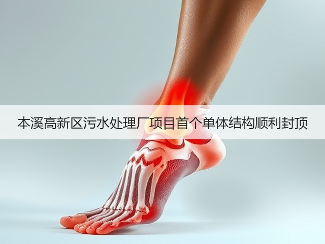 本溪高新区污水处理厂项目首个单体结构顺利封顶(图1)