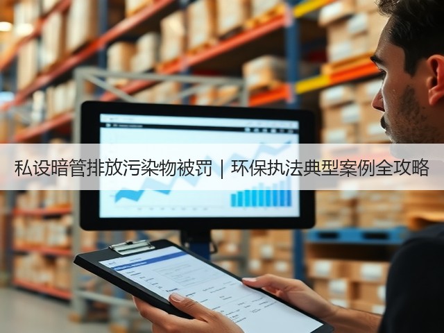 私设暗管排放污染物被罚|环保执法典型案例全攻略(图2) 私设暗管排放污染物被罚|环保执法典型案例全攻略(图2)
