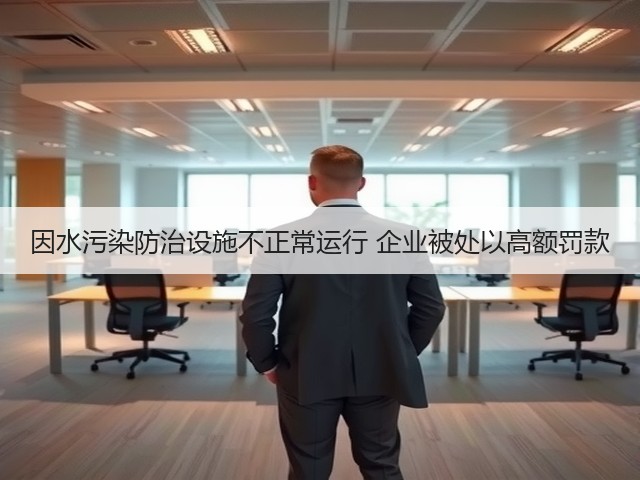 因水污染防治设施不正常运行 企业被处以高额罚款(图3) 因水污染防治设施不正常运行 企业被处以高额罚款(图3)