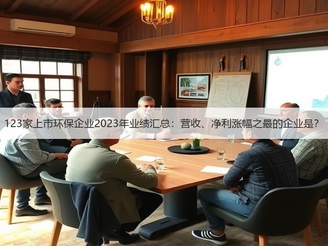 123家上市环保企业2023年业绩汇总：营收、净利涨幅之最的企业是？(图1)