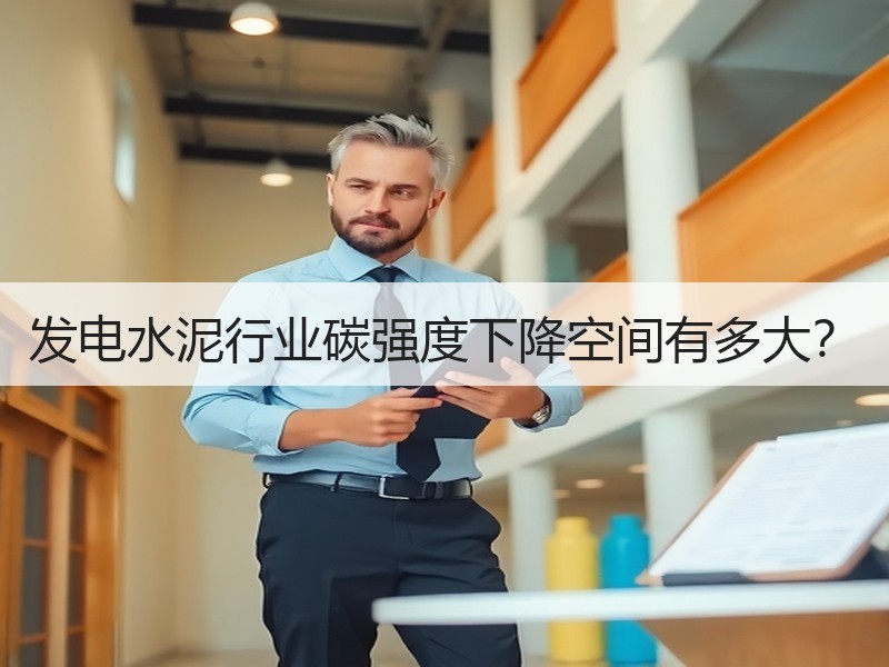 发电水泥行业碳强度下降空间有多大？