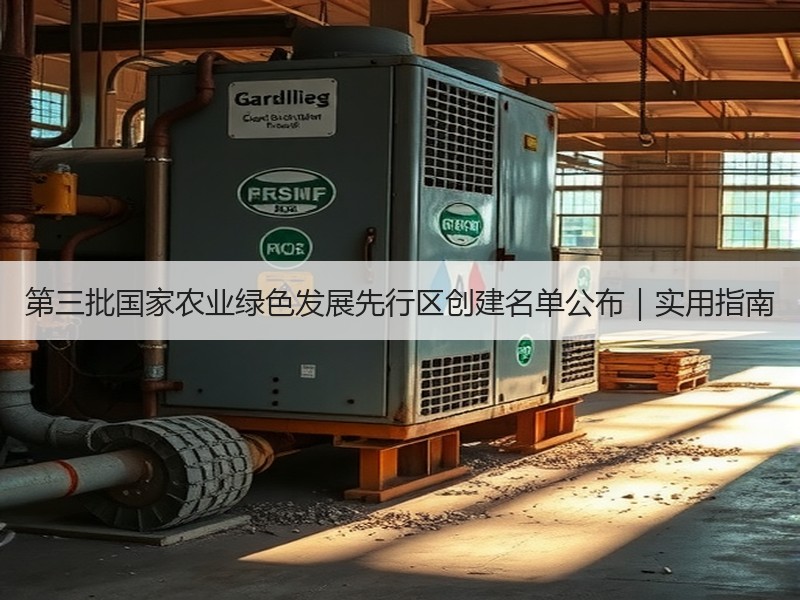 第三批国家农业绿色发展先行区创建名单公布|实用指南 第三批国家农业绿色发展先行区创建名单公布|实用指南