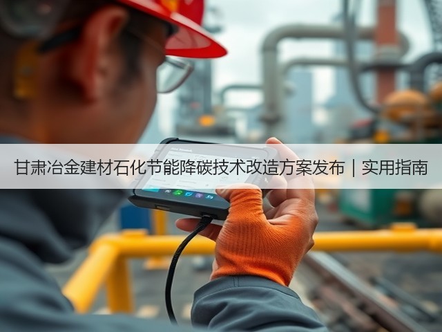 甘肃冶金建材石化节能降碳技术改造方案发布|实用指南(图1) 甘肃冶金建材石化节能降碳技术改造方案发布|实用指南(图1)