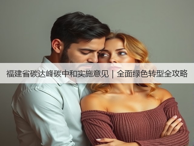 福建省碳达峰碳中和实施意见｜全面绿色转型全攻略(图1)
