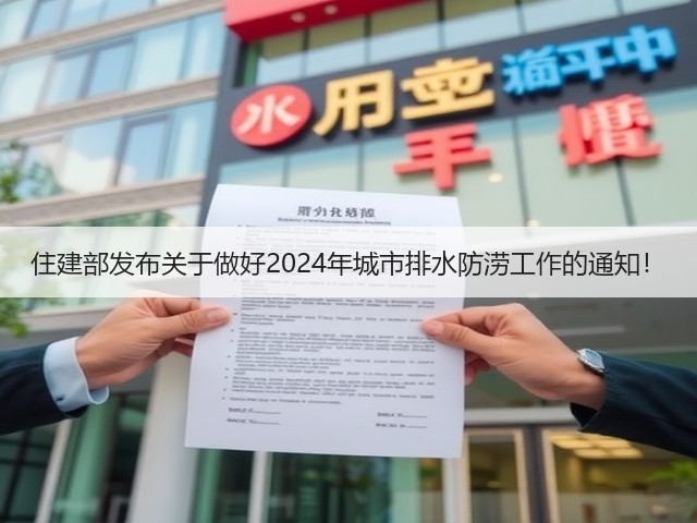 住建部发布关于做好2024年城市排水防涝工作的通知!(图3) 住建部发布关于做好2024年城市排水防涝工作的通知!(图3)