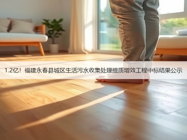 1.2亿!福建永春县城区生活污水收集处理提质增效工程中标结果公示(图3) 1.2亿!福建永春县城区生活污水收集处理提质增效工程中标结果公示(图3)