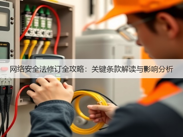 网络安全法修订全攻略:关键条款解读与影响分析(图3) 网络安全法修订全攻略:关键条款解读与影响分析(图3)