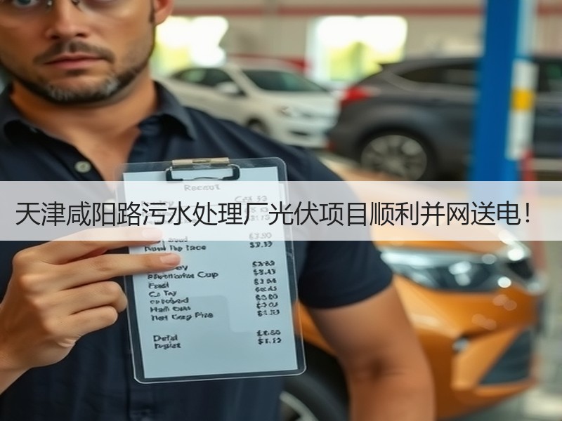 天津咸阳路污水处理厂光伏项目顺利并网送电！