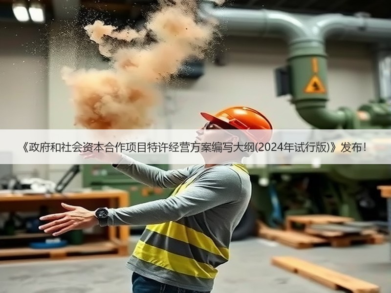 《政府和社会资本合作项目特许经营方案编写大纲(2024年试行版)》发布！