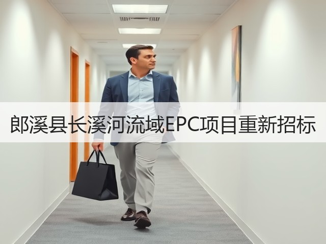 郎溪县长溪河流域EPC项目重新招标(图1) 郎溪县长溪河流域EPC项目重新招标(图1)