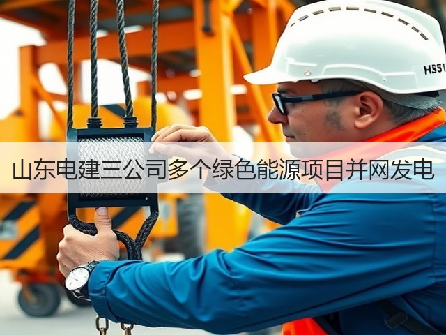 山东电建三公司多个绿色能源项目并网发电(图3) 山东电建三公司多个绿色能源项目并网发电(图3)