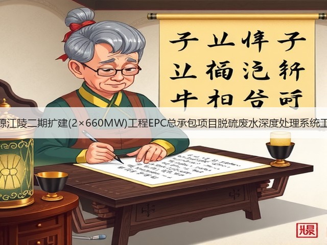 湖北能源江陵二期扩建(2×660MW)工程EPC总承包项目脱硫废水深度处理系统工程招标(图3) 湖北能源江陵二期扩建(2×660MW)工程EPC总承包项目脱硫废水深度处理系统工程招标(图3)