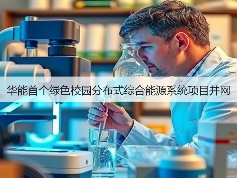 华能首个绿色校园分布式综合能源系统项目并网