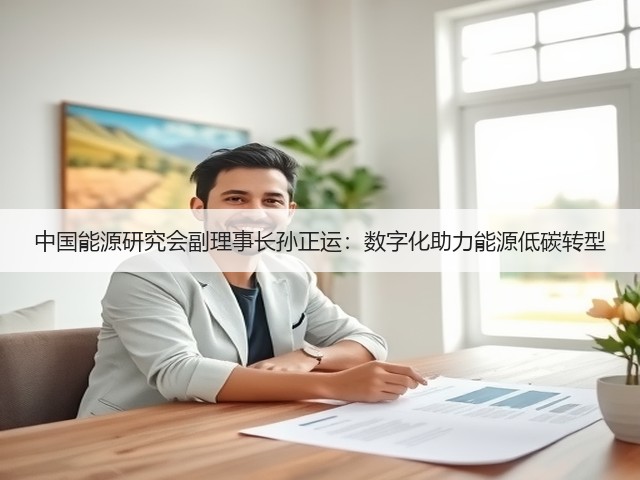 中国能源研究会副理事长孙正运:数字化助力能源低碳转型(图3) 中国能源研究会副理事长孙正运:数字化助力能源低碳转型(图3)