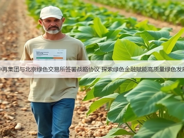 中再集团与北京绿色交易所签署战略协议 探索绿色金融赋能高质量绿色发展(图2)