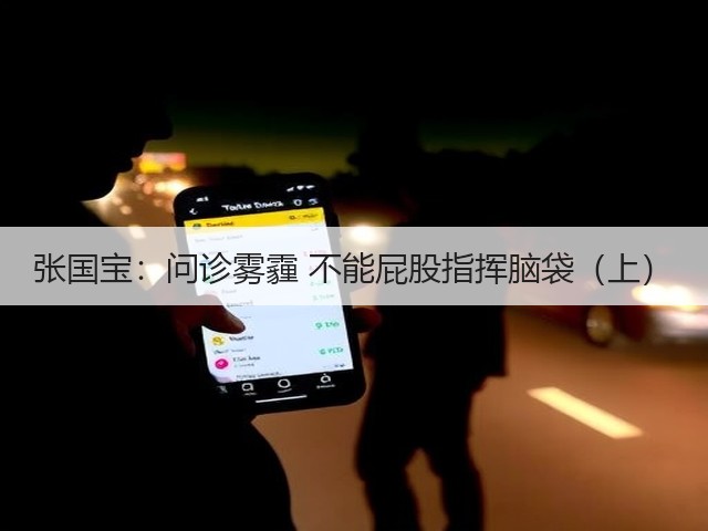 张国宝：问诊雾霾 不能屁股指挥脑袋（上）(图1)