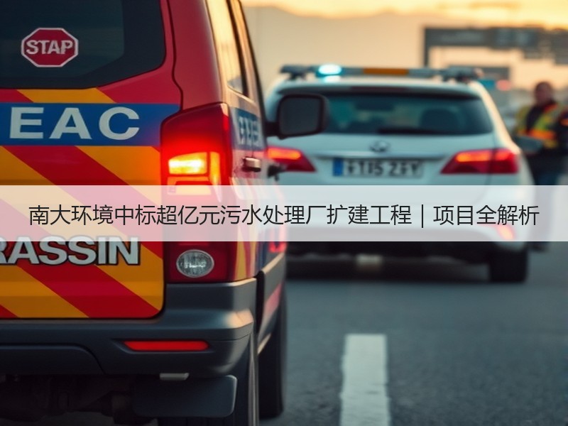 南大环境中标超亿元污水处理厂扩建工程｜项目全解析