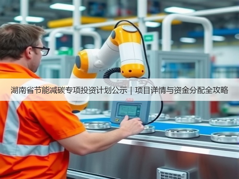 湖南省节能减碳专项投资计划公示｜项目详情与资金分配全攻略