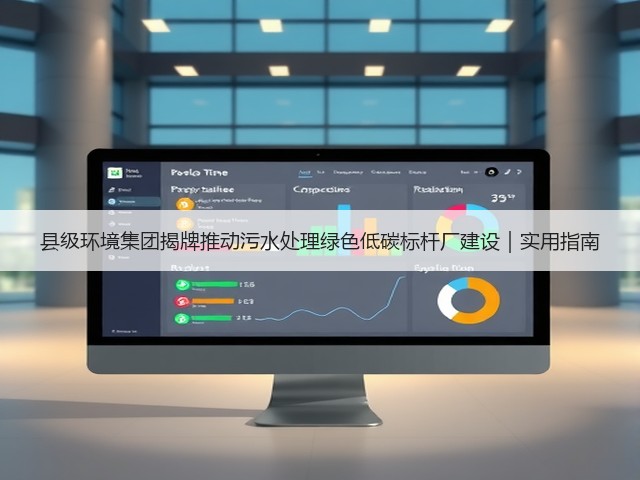 县级环境集团揭牌推动污水处理绿色低碳标杆厂建设|实用指南(图1) 县级环境集团揭牌推动污水处理绿色低碳标杆厂建设|实用指南(图1)