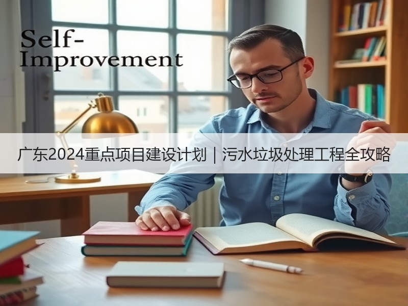 广东2024重点项目建设计划|污水垃圾处理工程全攻略 广东2024重点项目建设计划|污水垃圾处理工程全攻略