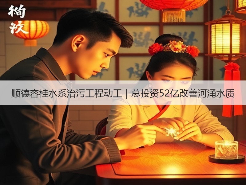 顺德容桂水系治污工程动工|总投资52亿改善河涌水质 顺德容桂水系治污工程动工|总投资52亿改善河涌水质