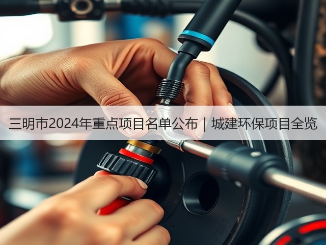 三明市2024年重点项目名单公布|城建环保项目全览(图1) 三明市2024年重点项目名单公布|城建环保项目全览(图1)