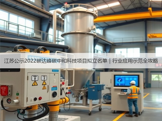 江苏公示2022碳达峰碳中和科技项目拟立名单|行业应用示范全攻略(图1) 江苏公示2022碳达峰碳中和科技项目拟立名单|行业应用示范全攻略(图1)