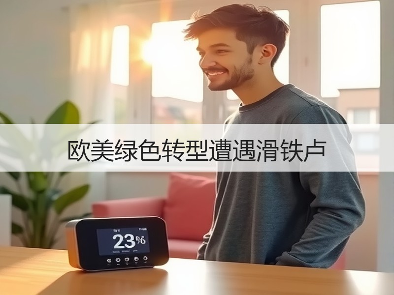 欧美绿色转型遭遇滑铁卢