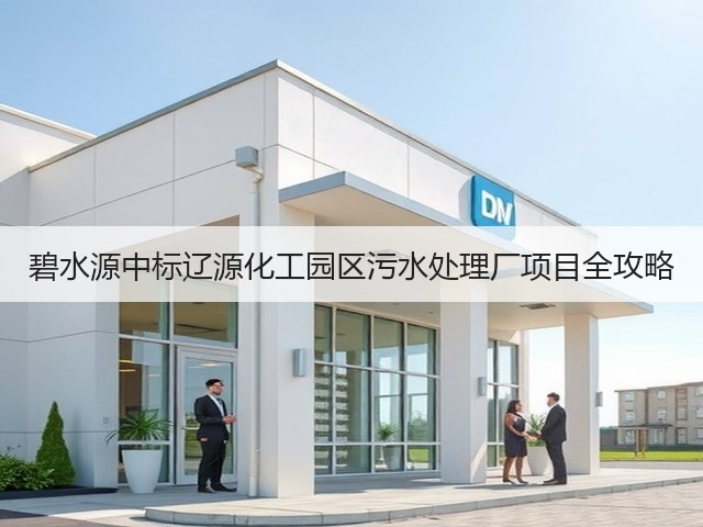 碧水源中标辽源化工园区污水处理厂项目全攻略(图2)