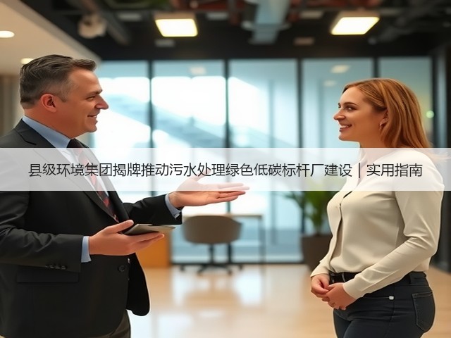 县级环境集团揭牌推动污水处理绿色低碳标杆厂建设|实用指南(图2) 县级环境集团揭牌推动污水处理绿色低碳标杆厂建设|实用指南(图2)