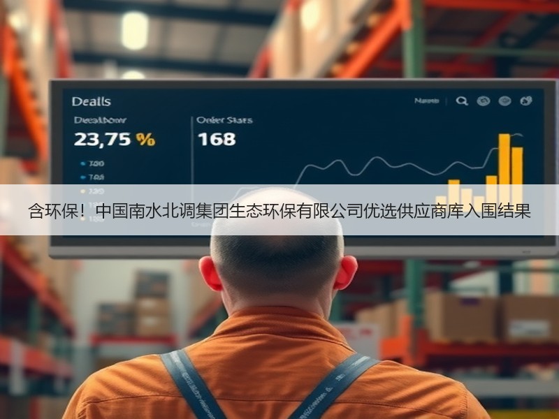 含环保！中国南水北调集团生态环保有限公司优选供应商库入围结果