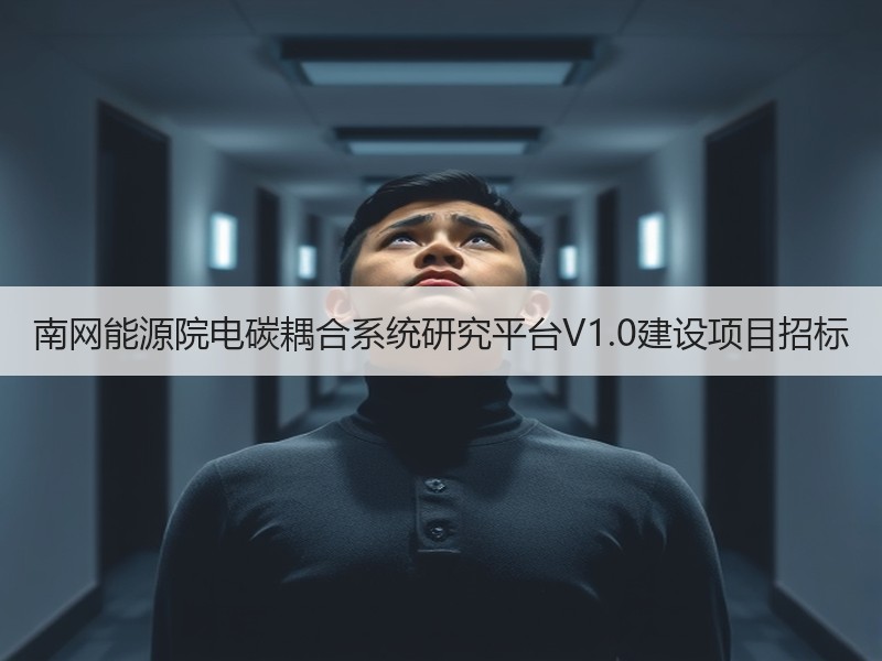 南网能源院电碳耦合系统研究平台V1.0建设项目招标