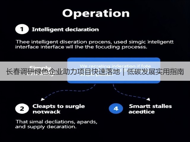 长春调研绿色企业助力项目快速落地|低碳发展实用指南(图3) 长春调研绿色企业助力项目快速落地|低碳发展实用指南(图3)