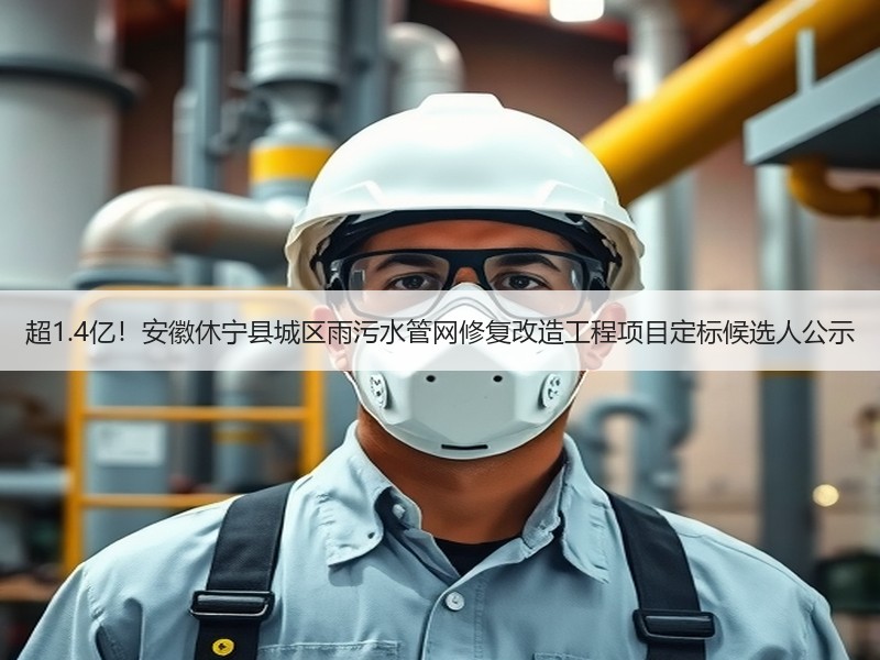 超1.4亿！安徽休宁县城区雨污水管网修复改造工程项目定标候选人公示
