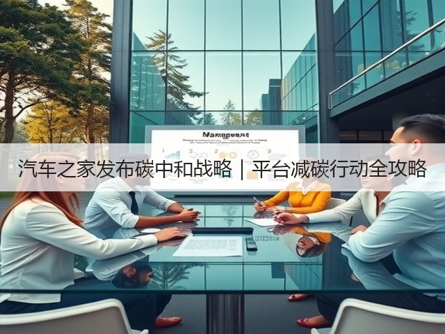 汽车之家发布碳中和战略|平台减碳行动全攻略(图2) 汽车之家发布碳中和战略|平台减碳行动全攻略(图2)