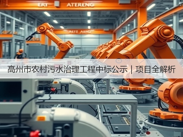 高州市农村污水治理工程中标公示|项目全解析(图3) 高州市农村污水治理工程中标公示|项目全解析(图3)
