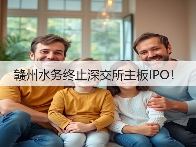 赣州水务终止深交所主板IPO!(图3) 赣州水务终止深交所主板IPO!(图3)