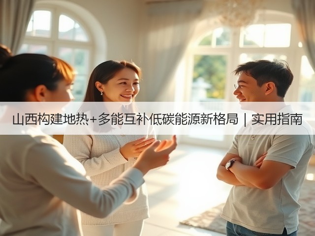 山西构建地热+多能互补低碳能源新格局|实用指南(图3) 山西构建地热+多能互补低碳能源新格局|实用指南(图3)
