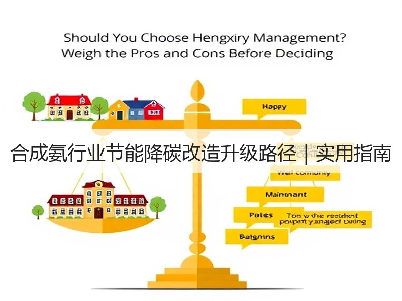 合成氨行业节能降碳改造升级路径|实用指南 合成氨行业节能降碳改造升级路径|实用指南