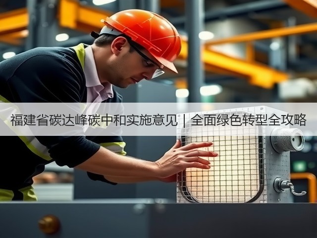 福建省碳达峰碳中和实施意见｜全面绿色转型全攻略(图3)