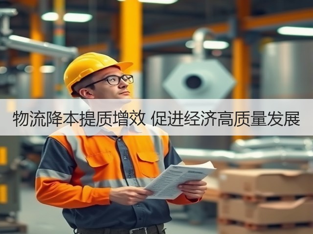 物流降本提质增效 促进经济高质量发展(图1)