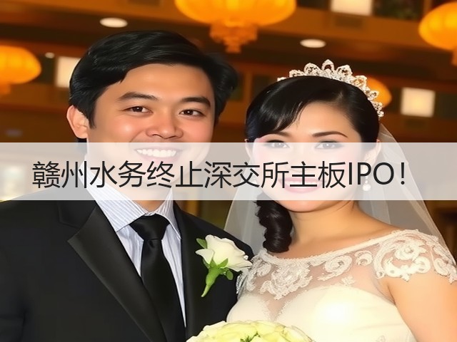赣州水务终止深交所主板IPO!(图1) 赣州水务终止深交所主板IPO!(图1)