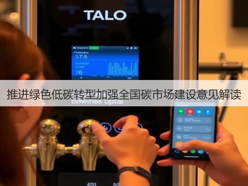 推进绿色低碳转型加强全国碳市场建设意见解读
