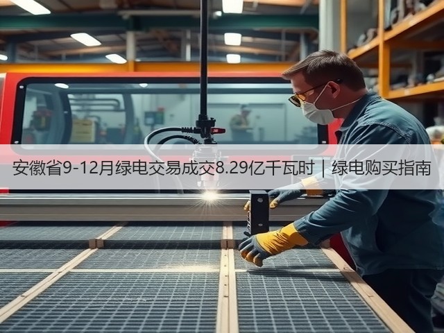 安徽省9-12月绿电交易成交8.29亿千瓦时｜绿电购买指南(图2)