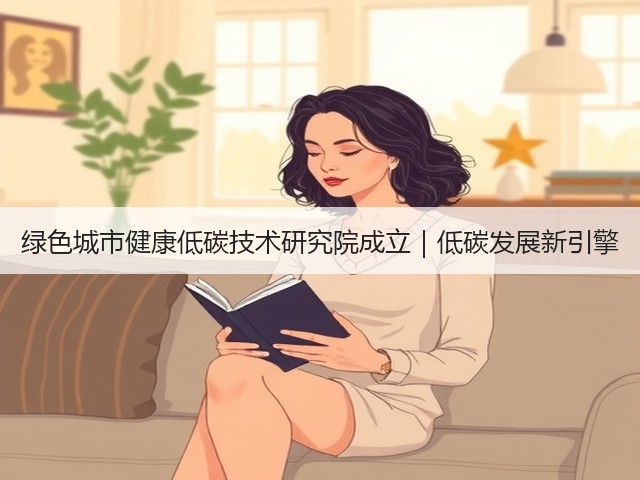 绿色城市健康低碳技术研究院成立|低碳发展新引擎(图2) 绿色城市健康低碳技术研究院成立|低碳发展新引擎(图2)