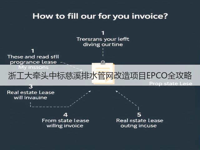 浙工大牵头中标慈溪排水管网改造项目EPCO全攻略(图1) 浙工大牵头中标慈溪排水管网改造项目EPCO全攻略(图1)