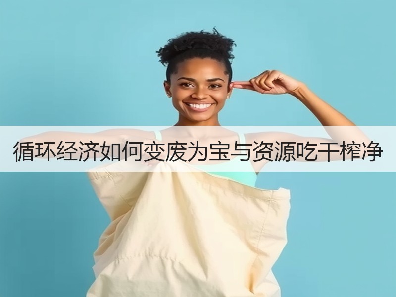 循环经济如何变废为宝与资源吃干榨净