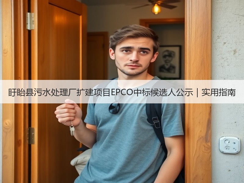盱眙县污水处理厂扩建项目EPCO中标候选人公示|实用指南 盱眙县污水处理厂扩建项目EPCO中标候选人公示|实用指南