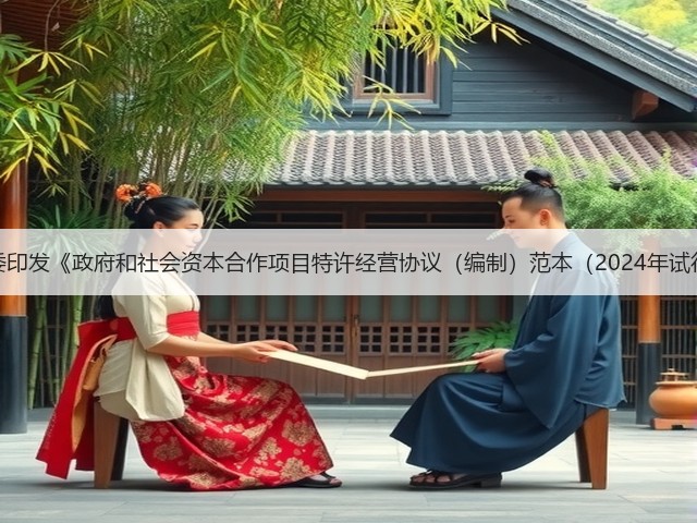 国家发改委印发《政府和社会资本合作项目特许经营协议(编制)范本(2024年试行版)》!(图1) 国家发改委印发《政府和社会资本合作项目特许经营协议(编制)范本(2024年试行版)》!(图1)