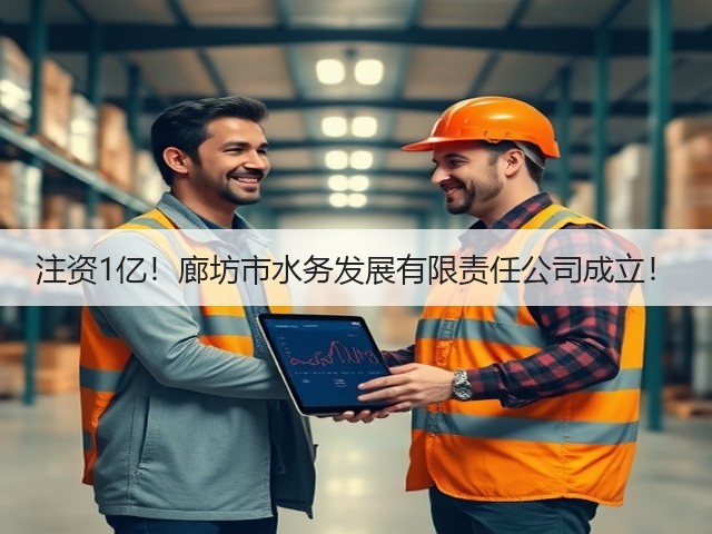 注资1亿！廊坊市水务发展有限责任公司成立！(图1)